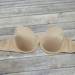 Victorias Secret 34D Strapless Nude Biofit Bra 748